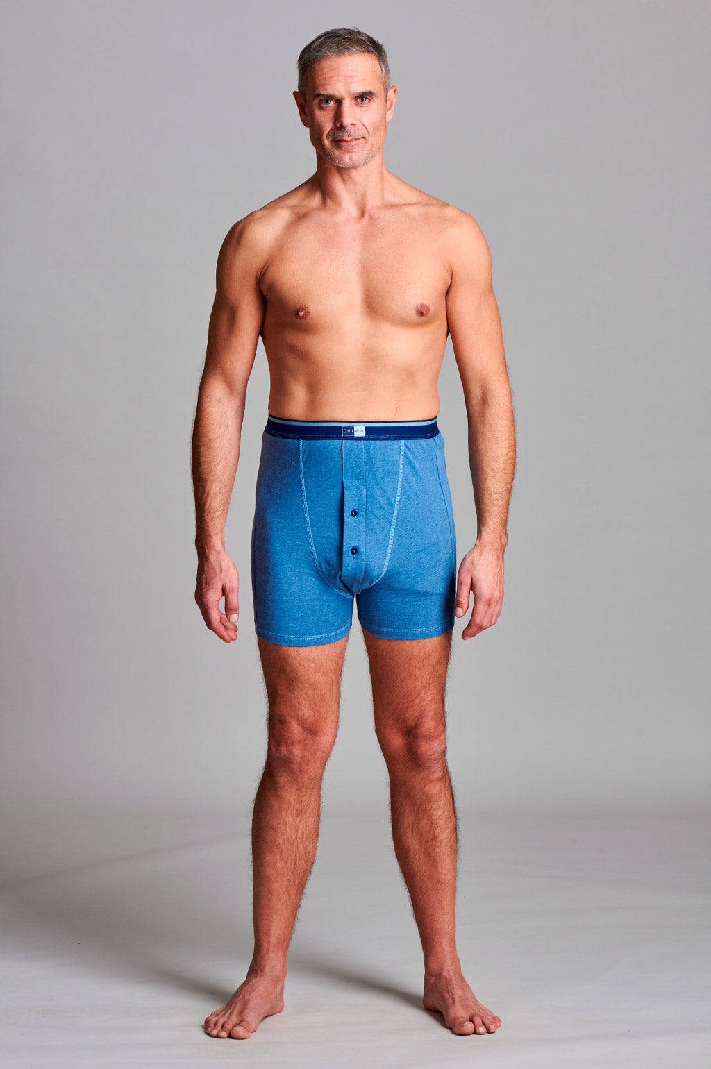 Mens Ostomy High Waist Fitted Trunk With Internal Pockets – CUI Wear